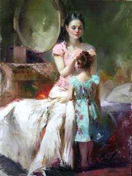 皮諾 丹尼爾 Pino Daeni painting